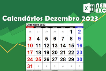Calendário Dezembro 2023 Excel