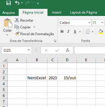 Conteúdo da Célula no Excel