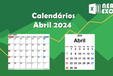 Calendários abril 2024 Download Excel