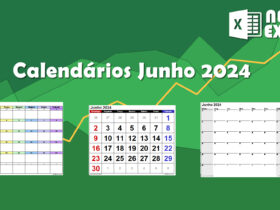 Calendário Junho 2024 Excel Grátis Download