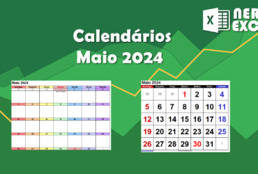 Calendários maio 2024 Excel