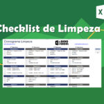 Planilha Checklist de limpeza Excel