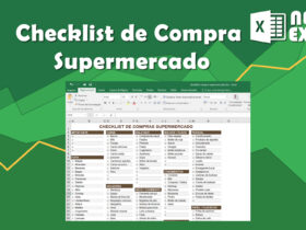 Checklist de compras supermercado Excel grátis download