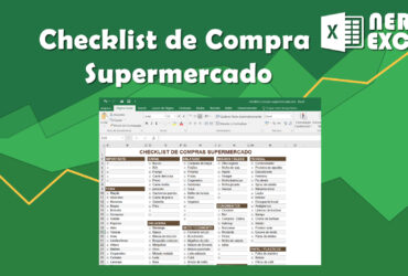 Checklist de compras supermercado Excel grátis download
